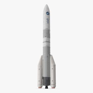 3D ESA Ariane 6 Rocket A62 model