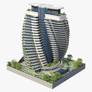 Agora Garden Tower Taipei Taiwan 3D