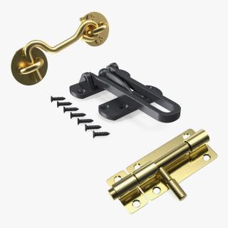 3D Latches Collection model