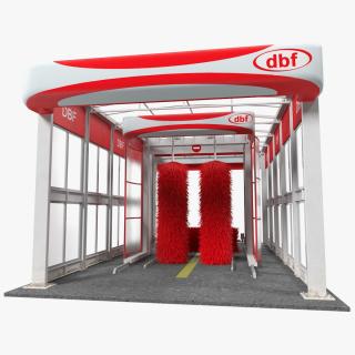 3D model Automatic Car Wash System