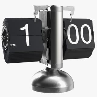 3D Animated Flip Clock Rigged