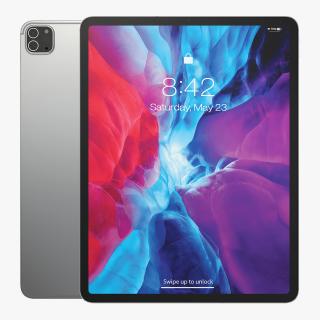 3D model iPad Pro 2020 12.9 inch Silver