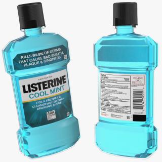 3D Listerine Cool Mint Antiseptic Mouthwash 500ml