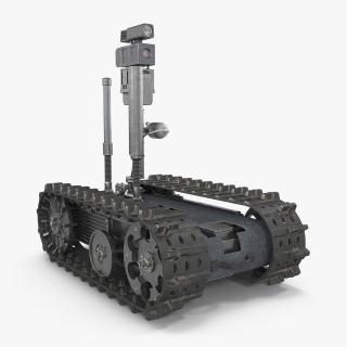 Multi Functional Tracked Military Robot 3D model