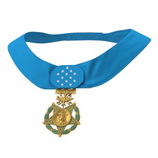 US Air Force Medal of Honor Worn 3D