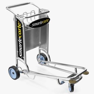 Smartecarte Airport Luggage Cart 3D