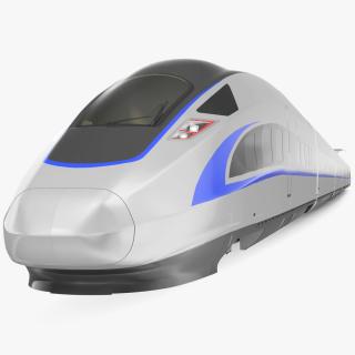 3D High Speed Bullet Train model