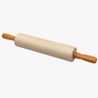 3D Wooden Rolling Pin model