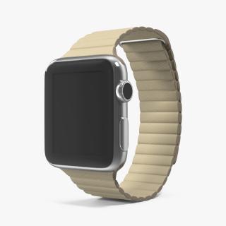 3D Apple Watch with Magnetic Leather Loop model