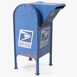 3D model US Old Mail Box