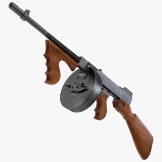 3D Thompson Submachine Gun model