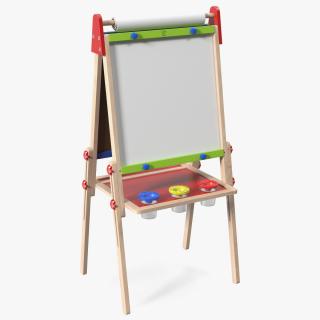 3D Kids Easel with Paper Roll