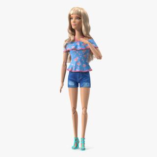 3D Barbie Doll Jeans Style(1)