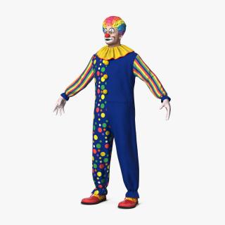 3D Clown Costume model