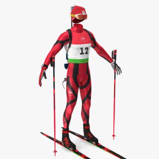 Biathlon Equipment Set 3D