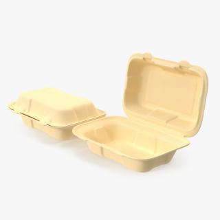 3D Bagasse Container Set