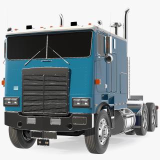 Cabover Truck Simple Interior 3D model