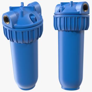 3D model Water Filter Housing Blue