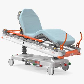 Linet Sprint 100 Transport Bed Rigged 3D