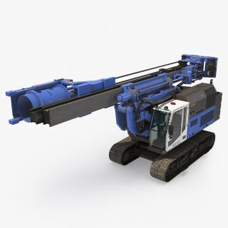 3D model Spiral Drilling Machine Folded