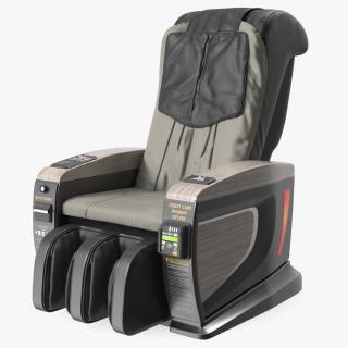 3D model Commercial Massage Chair Black