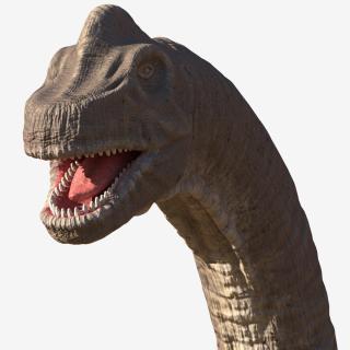 3D Brachiosaurus Altithorax Rigged