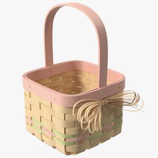 3D Basket with Handle model