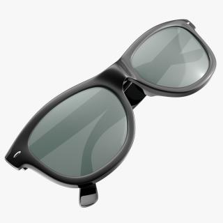 3D model Classic Sunglasses Folded