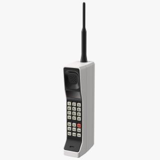 3D model Vintage 80s Brick Mobile Phone