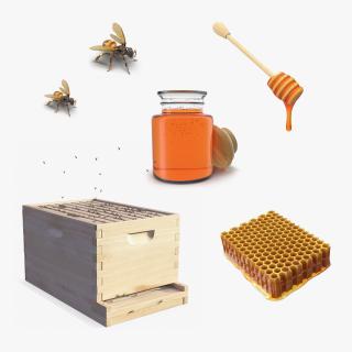 3D Honey Farm Collection 3 model