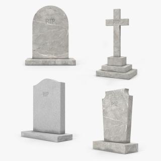 Gravestones Collection 3D