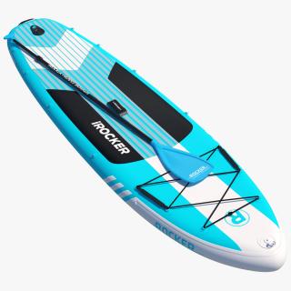 3D iROCKER Cruiser Inflatable Stand Up Paddle Board model