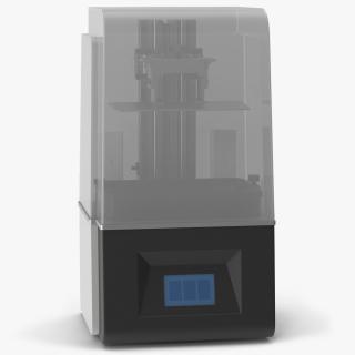 3D model Printer with Plastic Case