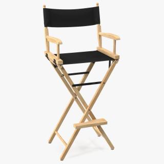 3D Tall Folding Chair model