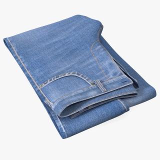 Mens Jeans Diesel Rolled Blue 3D model