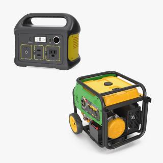 3D model Portable Generators Collection