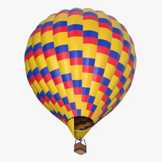 Colorful Hot Air Balloon 3D model