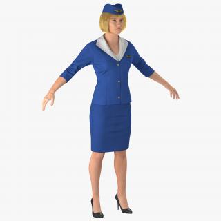 3D model Stewardess