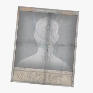 Vintage Old Polaroid Photo Frame 3D