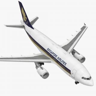 Airbus A310-300 Singapore Airlines 3D model