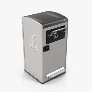 3D model Modern Solar Smart Bin Generic