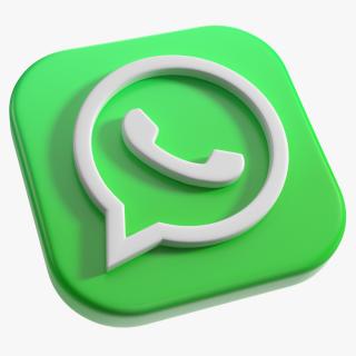 3D model Whatsapp Icon 2