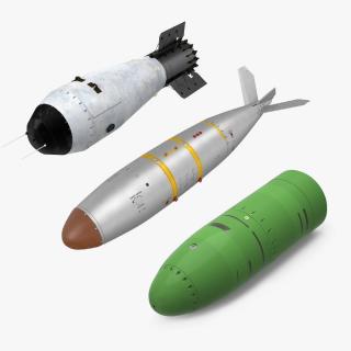 Nuclear Bombs Collection 3D model