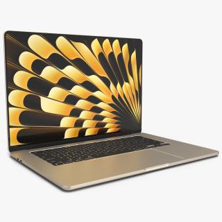 Apple MacBook Air 15 Inches Starlight 3D