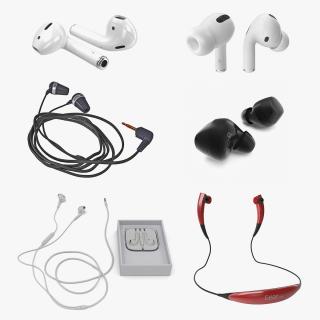 3D Headphones Collection 3 model