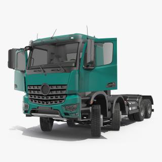 3D model Heavy Utility Truck 8X8 Rigged