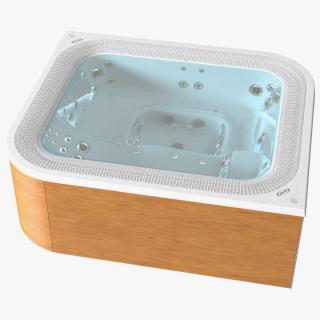 3D Jacuzzi Virtus Hot Tub with Water model