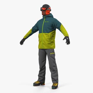 3D Rock Climber Winter Hiking Gear