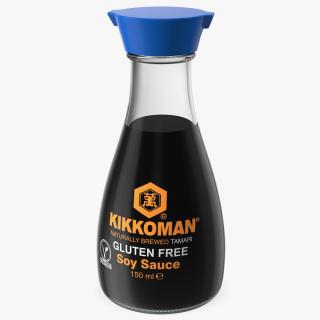 3D model Gluten Free Soy Sauce Kikkoman