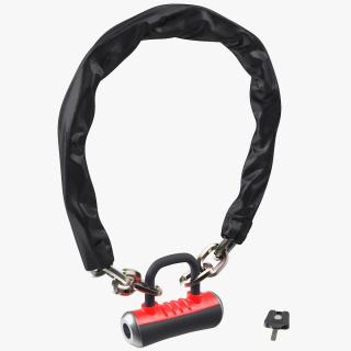 3D Heavy Duty Bike Chain Lock